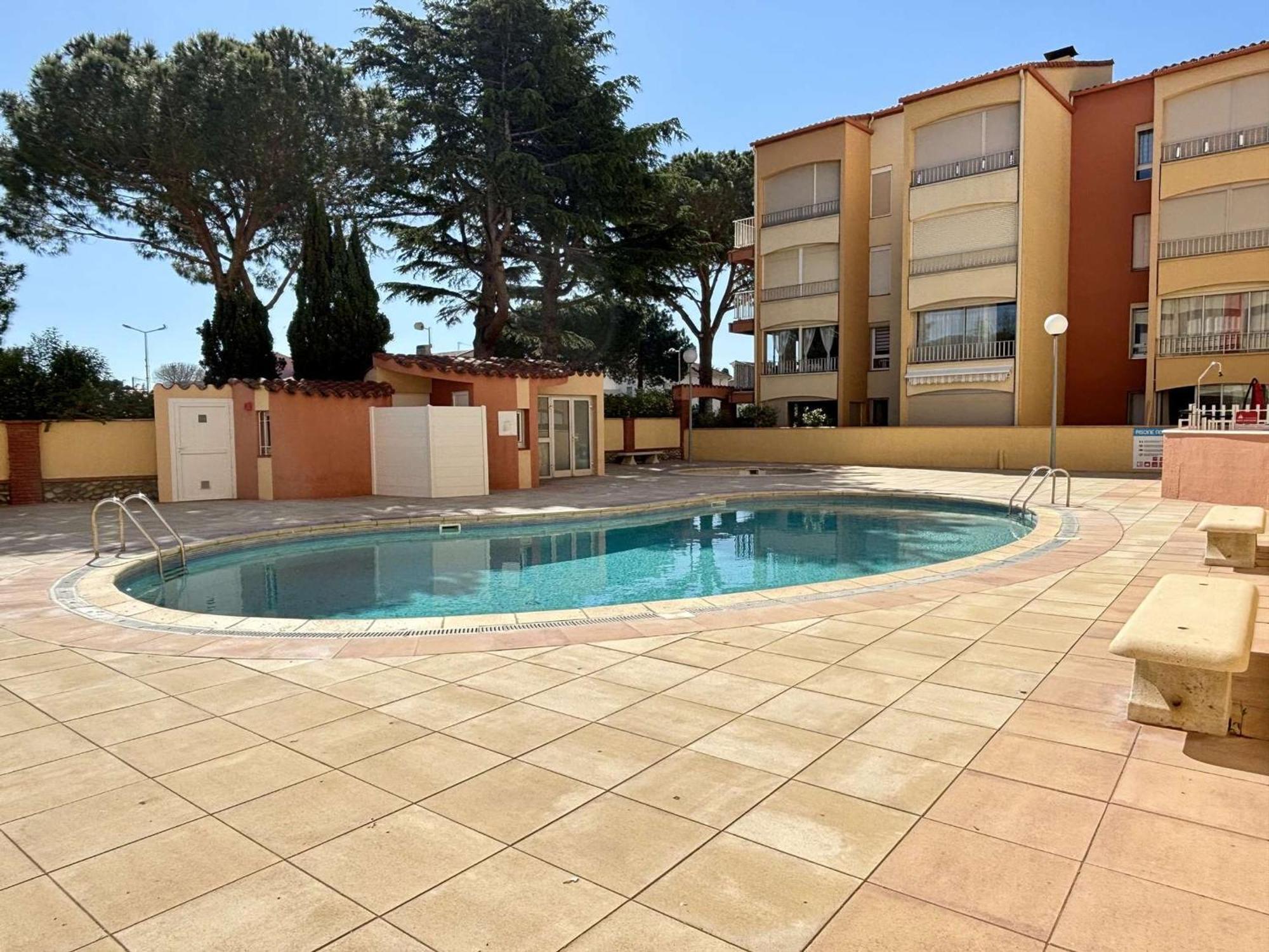 Studio/Cabine 4 Pers, Piscine, Proche Mer, Argeles-Sur-Mer - Fr-1-225-33 Exteriér fotografie
